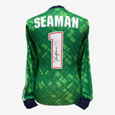 David Seaman Signed Arsenal Goalkeeper Shirt – Retro Edition
